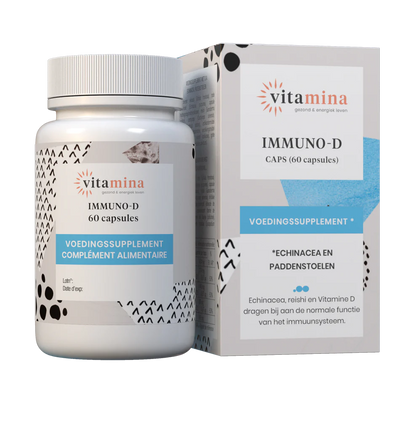 Immuno D - herstel je aangeboren immuniteit 60cap