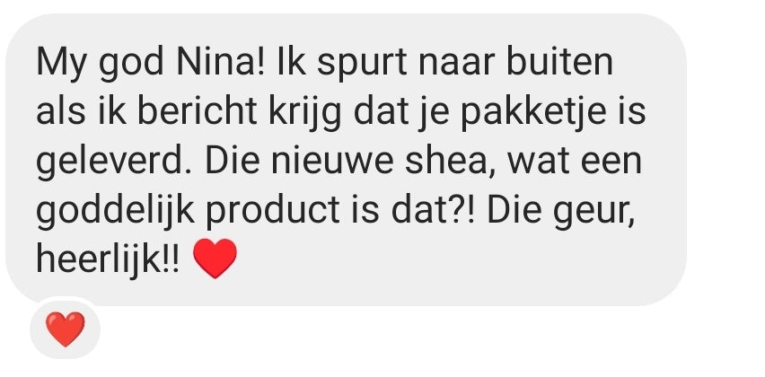 Sheaboter met granaatkristal &  etherische olie - de weg naar binnen - 100ml