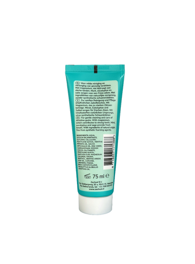 Magnesium tandpasta Zechsal - fris met munt, salie en eucalyptus -75ml