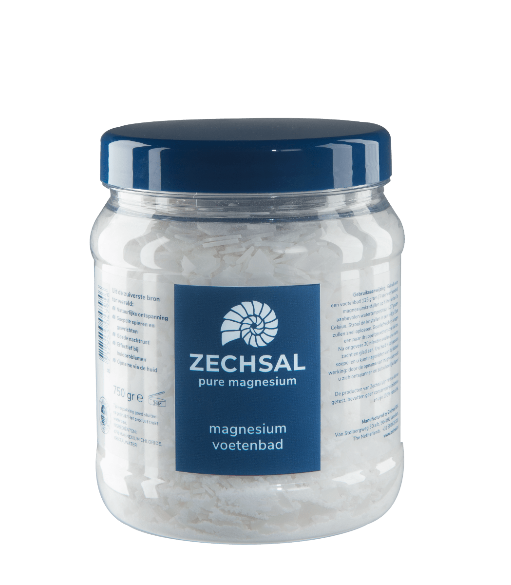 Zechsal magnesium voetbad – magnesiumboost - 750 g
