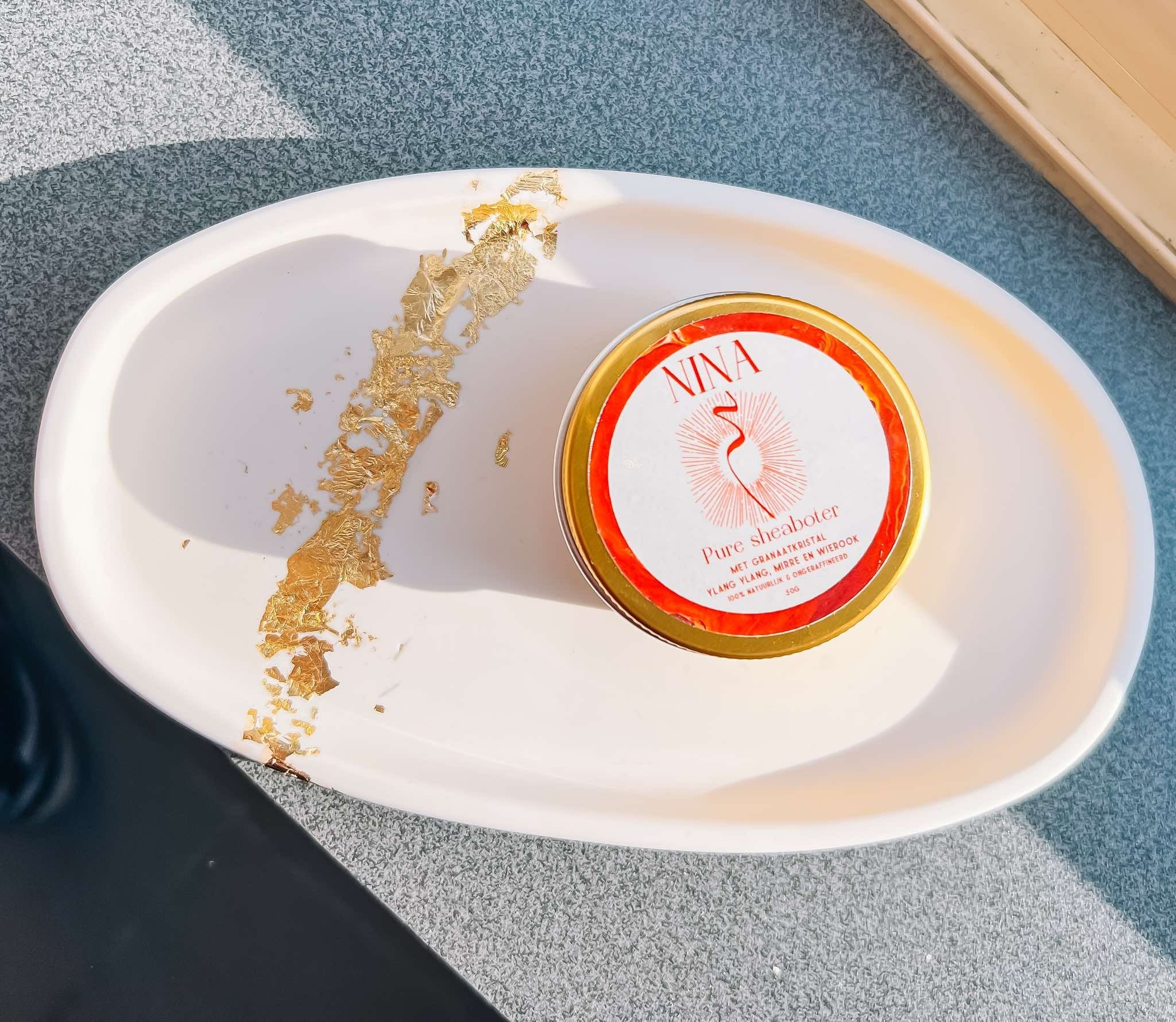 Sheaboter met granaatkristal &  etherische olie - 50ml - de weg naar binnen