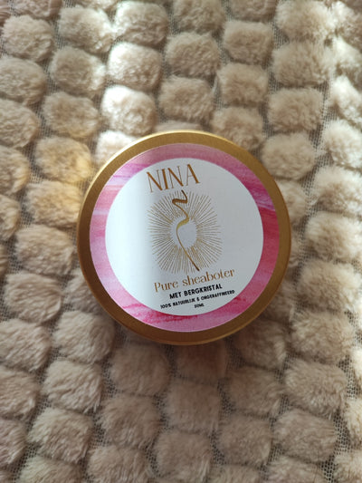 Sheaboter met bergkristal - 50ml - fairtrade goud