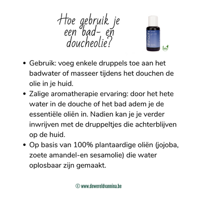 Harmonie bad & doucheolie Oshadhi - voor hooggevoelige personen en kinderen 50ml