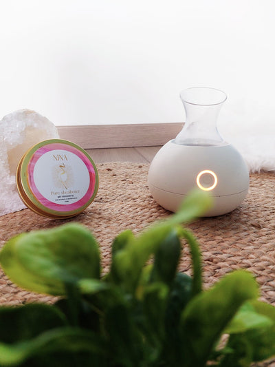 Heerlijke verwarmer voor massage met de sheaboter!