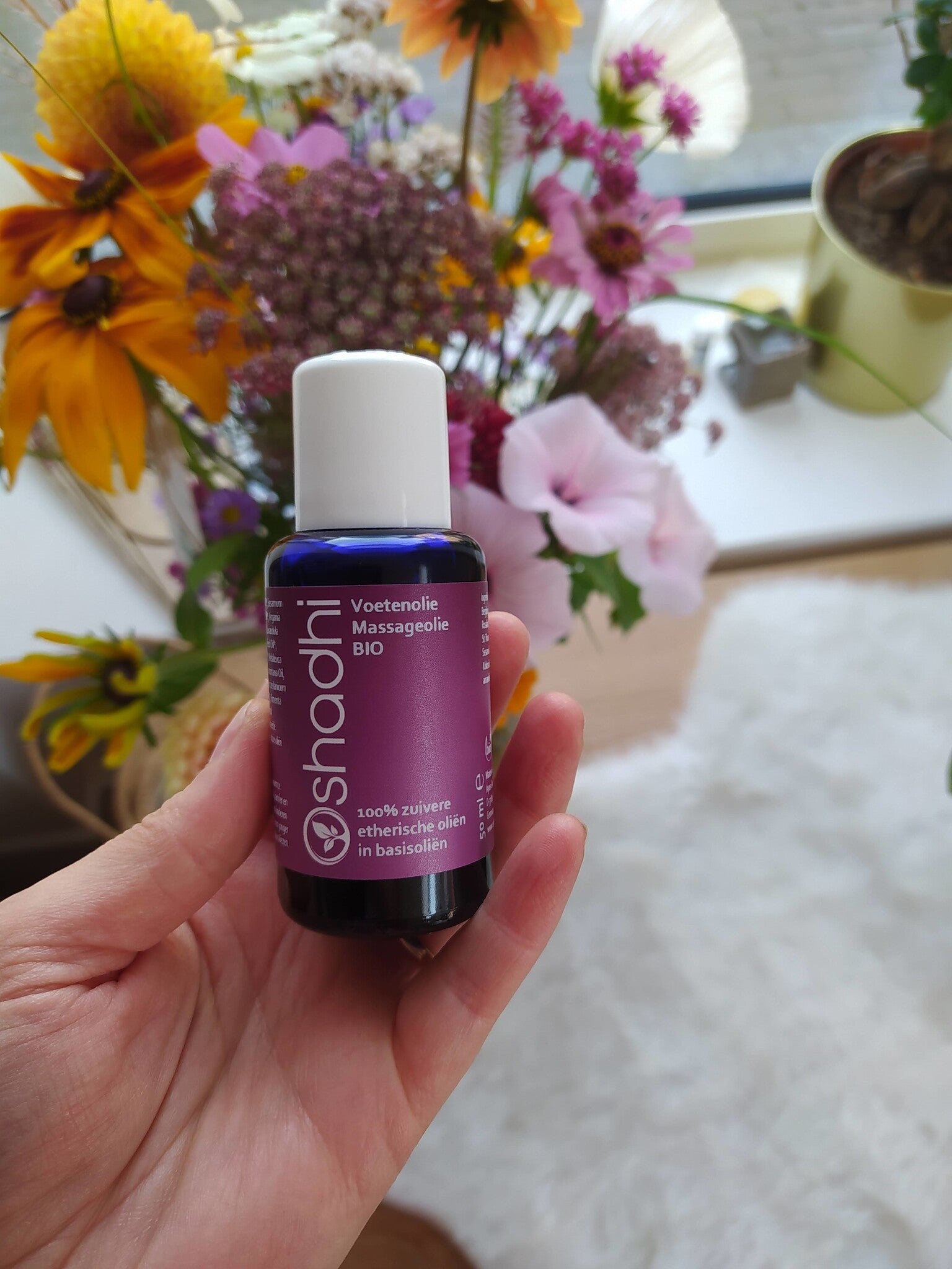 Voetenolie Oshadhi - doorbloeding én verzorging - 50ml