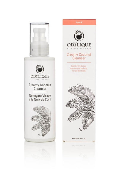 Creamy coconut cleanser Odylique - romige reiniger voor normale/rijpere huid