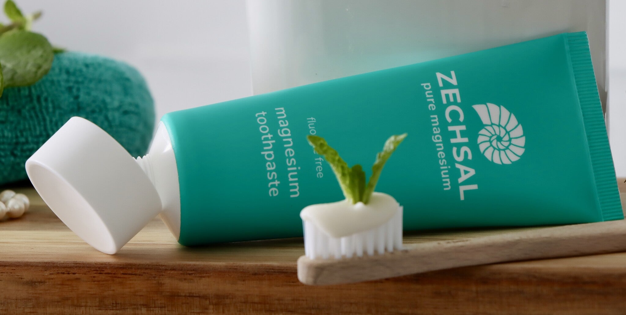 Magnesium tandpasta Zechsal - fris met munt, salie en eucalyptus -75ml