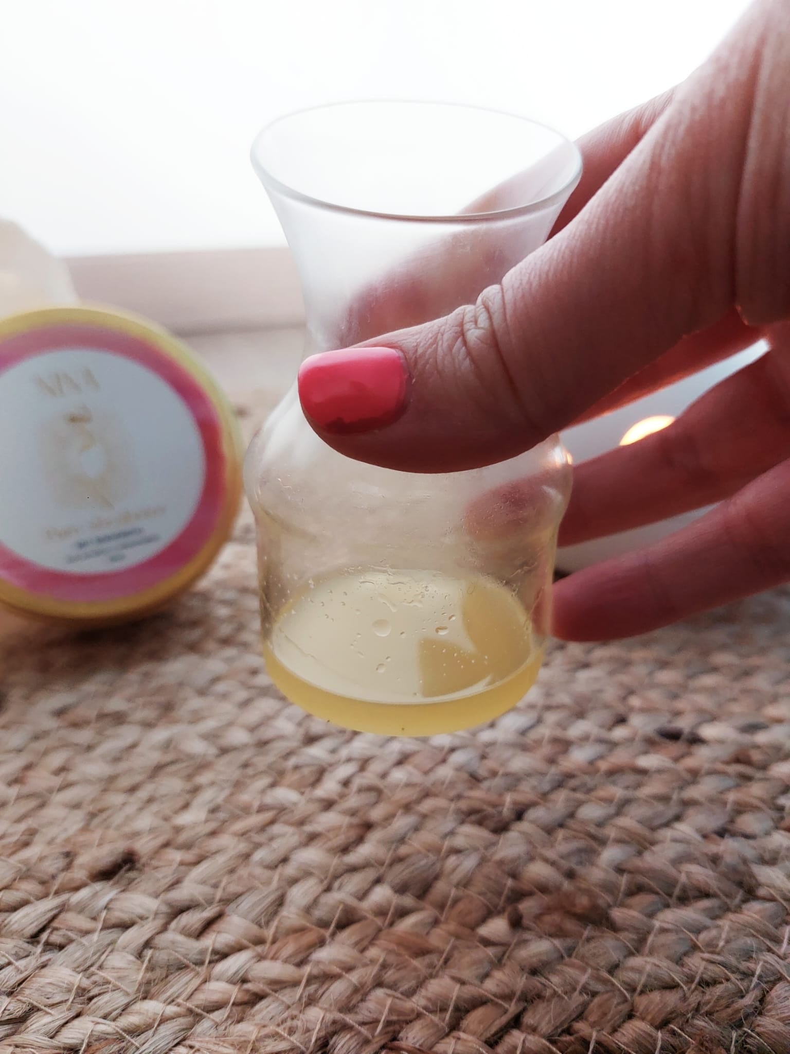 Heerlijke verwarmer voor massage met de sheaboter!